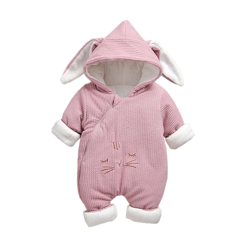 Детский зимний комбинезон для мальчиков и девочек толстый хлопок Snowsuit Детские