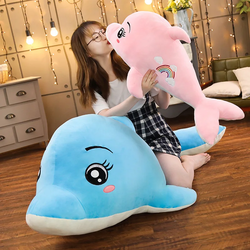 new 1pc 60cm-130cm Soft Rainbow Dolphin Plush Toys Dolls Stuffed Animal Pillow Kawaii Pillow Kids Toy Christmas Gift for Girls
new 1pc 60cm-130cm Soft Rainbow Dolphin Plush Toys Dolls Stuffed Animal Pillow Kawaii Pillow Kids Toy Christmas Gift for Girls