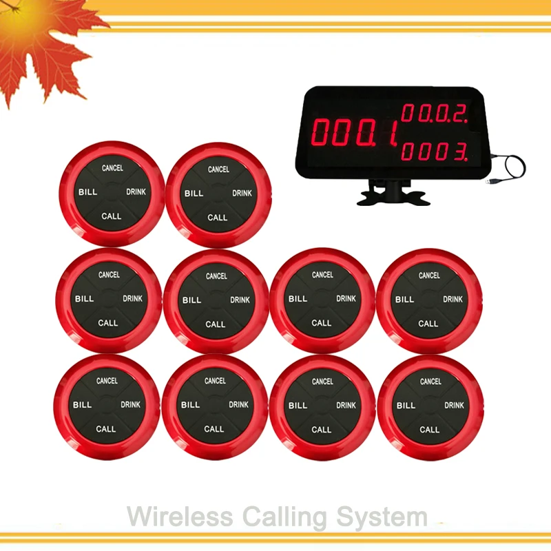 433MHz Wireless Calling System Waiter Pager Restaurant Equipment Catering Customer Service
433MHz Wireless Calling System Waiter Pager Restaurant Equipment Catering Customer Service
