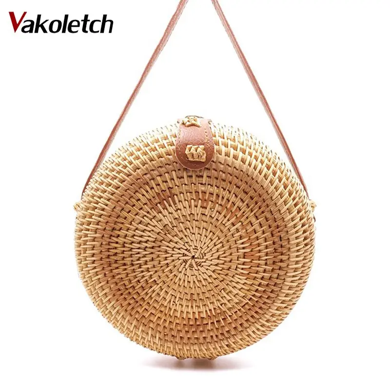 Handmade Woven Beach Cross Body Shoulder Bag Circle Bohemia Handbag Bali Box 2020 Round Straw Bags Women Summer Rattan Bag KL451
Handmade Woven Beach Cross Body Shoulder Bag Circle Bohemia Handbag Bali Box 2020 Round Straw Bags Women Summer Rattan Bag KL451