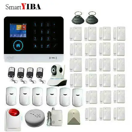 Система сигнализации SmartYIBA с Wi Fi для умного дома IP камера сделай сам Солнечная