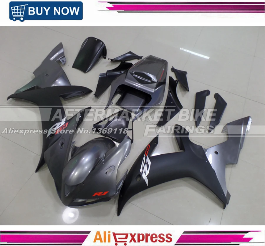 Полный Обтекатель подходит для Yamaha R1 02 03 YZF-R1 2002 2003 ABS инъекция мотоцикла обтекатель комплект ABS Кузов темно-серый матовый черный
Полный Обтекатель подходит для Yamaha R1 02 03 YZF-R1 2002 2003 ABS инъекция мотоцикла обтекатель комплект ABS Кузов темно-серый матовый черный