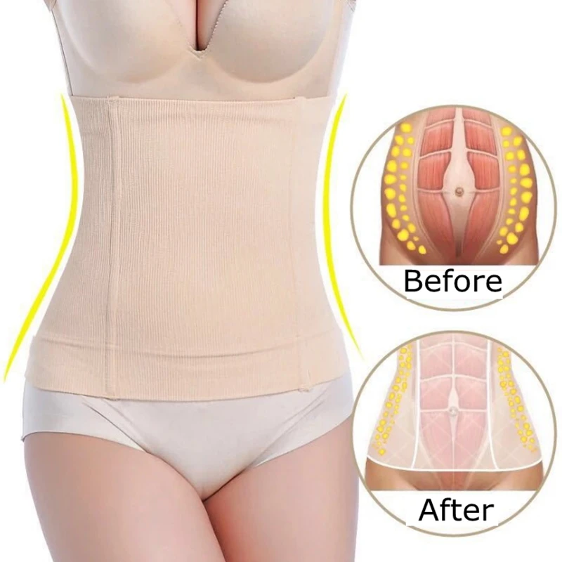 Для женщин для похудения Body Shaper 4 Сталь косточек бесшовный корсет утягивающий