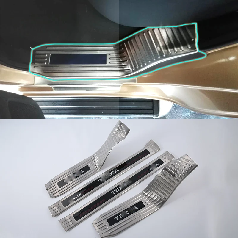 Stainless Steel Door Sill Protector inner Scuff Plate Threshold Cover Trim 4pcs For Nissan 2018 TERRA
Stainless Steel Door Sill Protector inner Scuff Plate Threshold Cover Trim 4pcs For Nissan 2018 TERRA