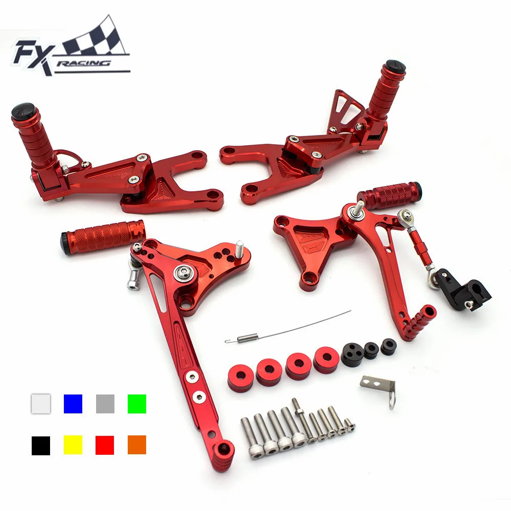 CNC Aluminum Motorcycle Driver Passenger Foot Pegs Rest Set Pedal Footrest Rearset For Benelli TNT125 TNT 125 135 2016-2020
CNC Aluminum Motorcycle Driver Passenger Foot Pegs Rest Set Pedal Footrest Rearset For Benelli TNT125 TNT 125 135 2016-2020