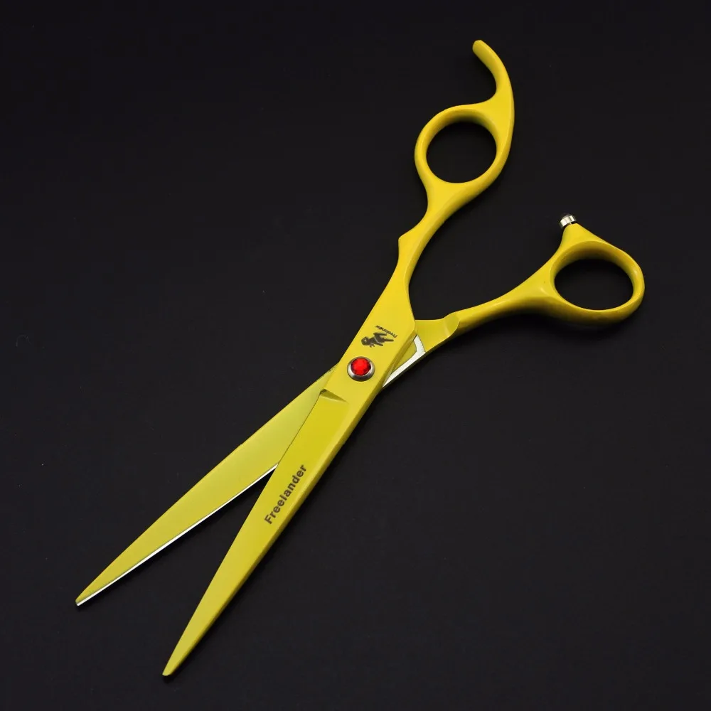Hairdressing artifacts Cats and dogs Hair care tools Pet scissors 7 inch yellow 3 piece set Japan 440C hair thinning scissors
Hairdressing artifacts Cats and dogs Hair care tools Pet scissors 7 inch yellow 3 piece set Japan 440C hair thinning scissors