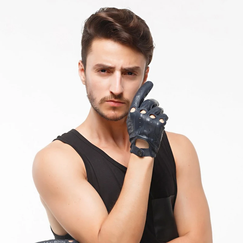 Fashion Real Leather Man's Gloves Spring Summer Thin Unlined Breathable Non-Slip Locomotive Motorcycle Driving Gloves Male
Fashion Real Leather Man's Gloves Spring Summer Thin Unlined Breathable Non-Slip Locomotive Motorcycle Driving Gloves Male