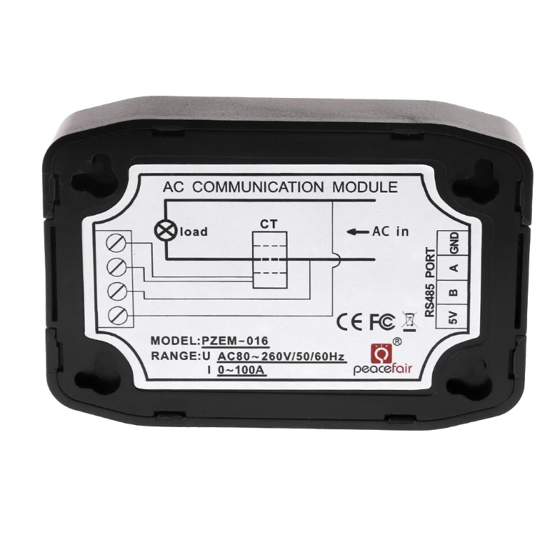 AC 100A Voltage Current Energy Hz Power factor RS485 Modbus Module with split CT
AC 100A Voltage Current Energy Hz Power factor RS485 Modbus Module with split CT