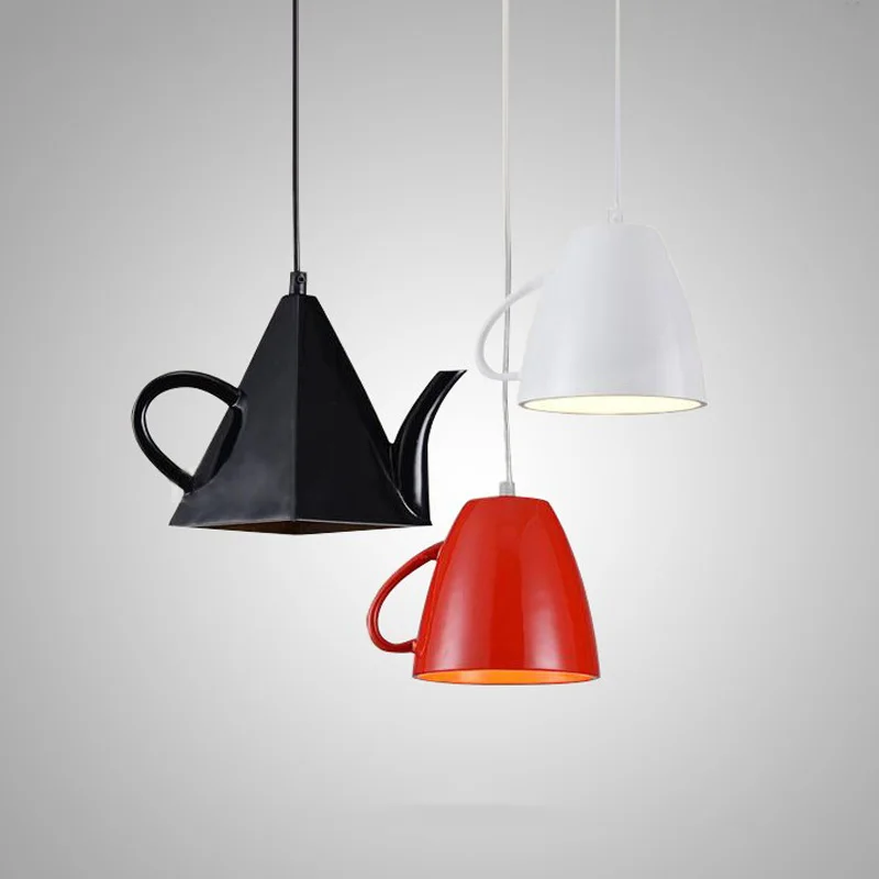 Contemporary Teapot Cup Pendant Light Creative Drop Lighting Novelty Resin Hanging Pendant Lights Modern Decorative Pendant Lamp
Contemporary Teapot Cup Pendant Light Creative Drop Lighting Novelty Resin Hanging Pendant Lights Modern Decorative Pendant Lamp