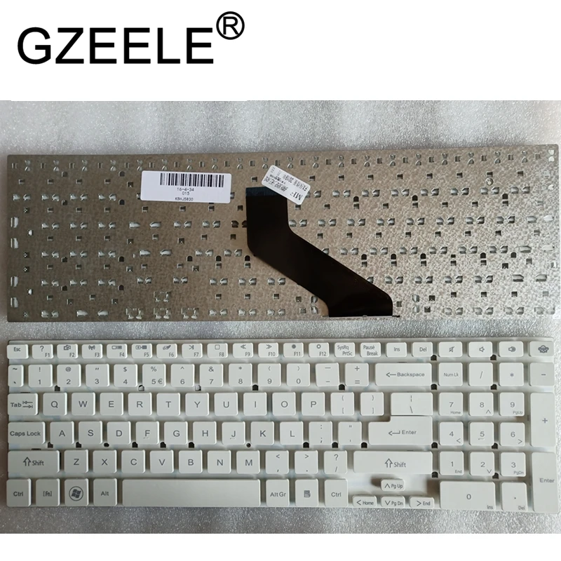 

GZEELE white US English laptop Keyboard for Packard bell easynote P7YS0 P5WS0 TS13SB TS44HR TS44SB TSX66HR TSX62HR TV11CM