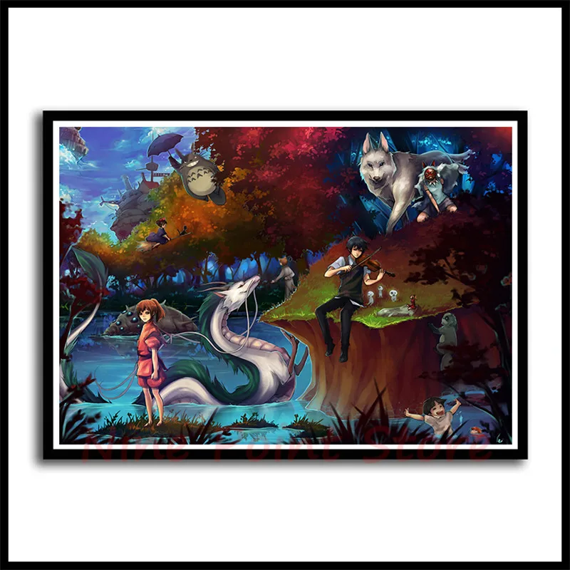Miyazaki Hayao Series anime Coated Paper posters home decor wall art painting wall sticker Frameless
Miyazaki Hayao Series anime Coated Paper posters home decor wall art painting wall sticker Frameless