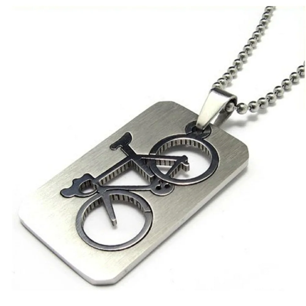 1 Pcs New Design Men's Stainless Steel Quadrate Bicycle Pendant Silver Color Necklace Fashion Jewelry Unisex Collier Homme
1 Pcs New Design Men's Stainless Steel Quadrate Bicycle Pendant Silver Color Necklace Fashion Jewelry Unisex Collier Homme