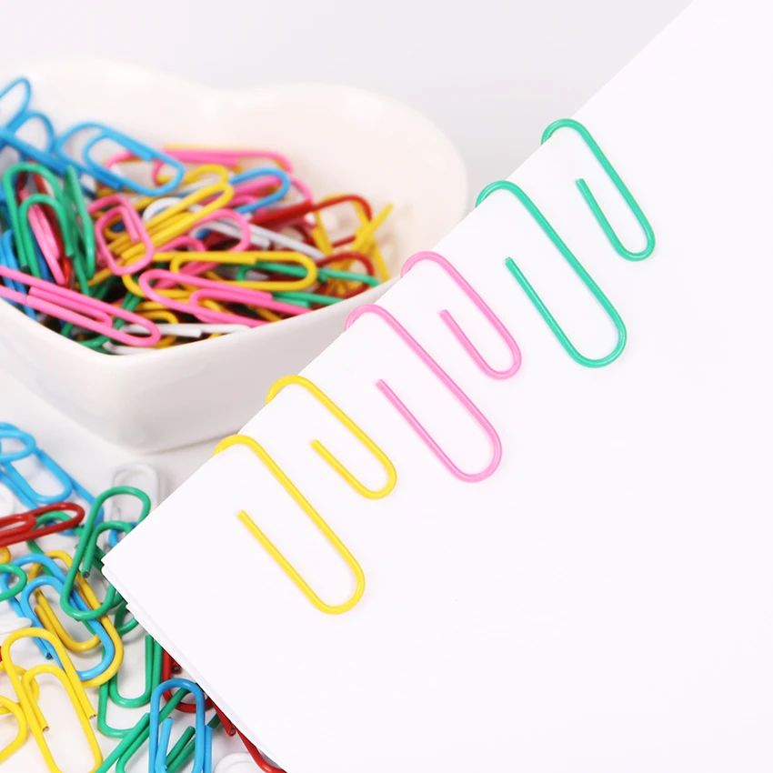 80PCS Random Mini Colored Paper Clip Office Binding Supplies Metal Plastic 28mm Paper Clips Office Supplies
80PCS Random Mini Colored Paper Clip Office Binding Supplies Metal Plastic 28mm Paper Clips Office Supplies