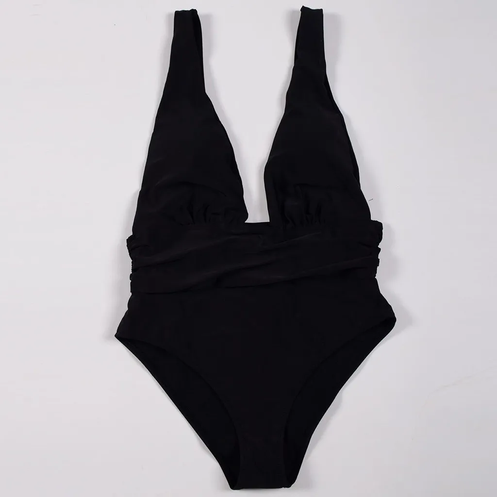Deep V Women Swimwear One Piece Swimsuit Monokini Backlace Push Up Bikini Beachwear Bathing Suit Female Bronzing Z620
Deep V Women Swimwear One Piece Swimsuit Monokini Backlace Push Up Bikini Beachwear Bathing Suit Female Bronzing Z620