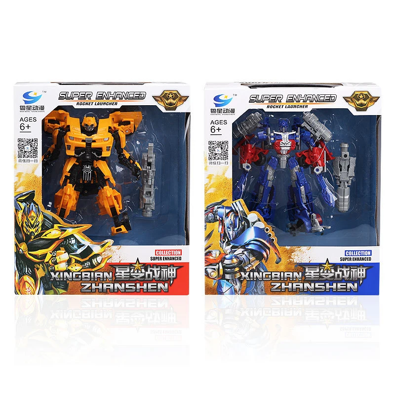 2 Styles 17cm Classic ABS Plastic Robot Toy Transformation Anime Series Cool Action Figure Toy Robot Car Model For Children gift
2 Styles 17cm Classic ABS Plastic Robot Toy Transformation Anime Series Cool Action Figure Toy Robot Car Model For Children gift