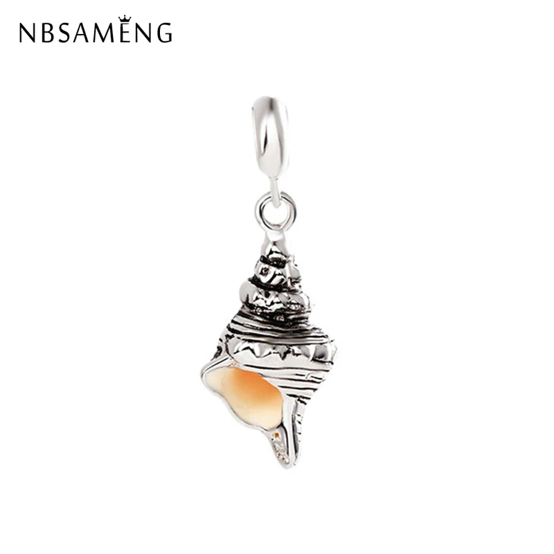 New Authentic 100% 925 Sterling Silver Bead Charm Conch Seashell Pendant Charms Enamel Fit Bracelets Women Diy Jewelry
New Authentic 100% 925 Sterling Silver Bead Charm Conch Seashell Pendant Charms Enamel Fit Bracelets Women Diy Jewelry