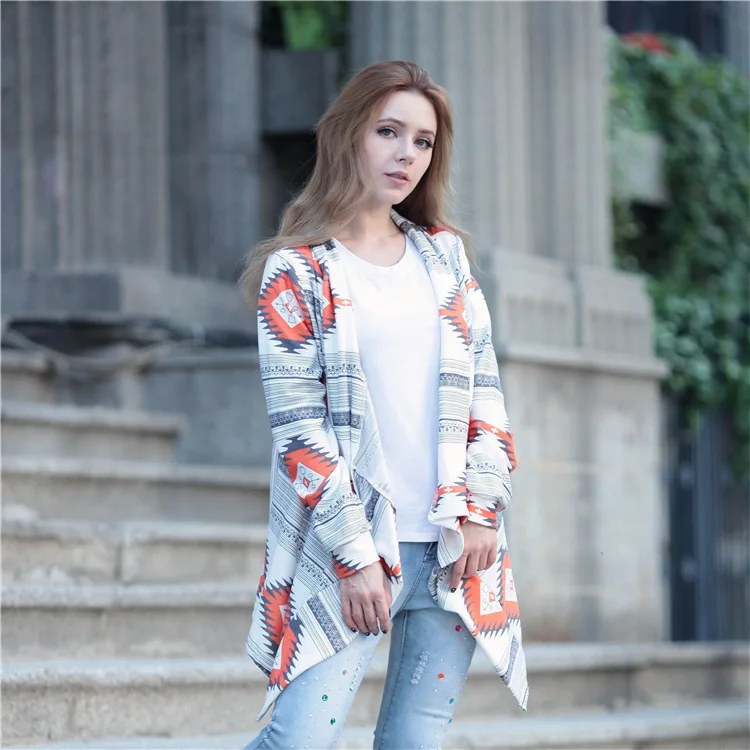 Warm Sweater Irregular Loose Geometric Pattern Knit Cardigan Coat Autumn Winter Printed Shrug for women
Warm Sweater Irregular Loose Geometric Pattern Knit Cardigan Coat Autumn Winter Printed Shrug for women