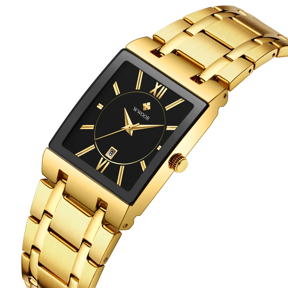 New WWOOR Quartz Watch Men Watches relogio masculino Top Luxury Gold Bracelet Wrist Watches Steel Waterproof Male Golden Clock
New WWOOR Quartz Watch Men Watches relogio masculino Top Luxury Gold Bracelet Wrist Watches Steel Waterproof Male Golden Clock