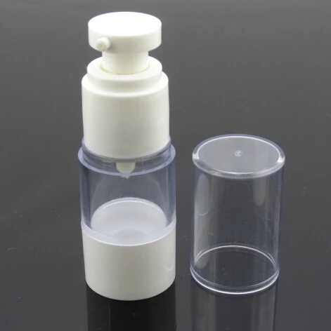 20 pcs 15ml Portable Empty Refillable Airless Pump Dispenser Bottle For Travel Lotion Cream
20 pcs 15ml Portable Empty Refillable Airless Pump Dispenser Bottle For Travel Lotion Cream