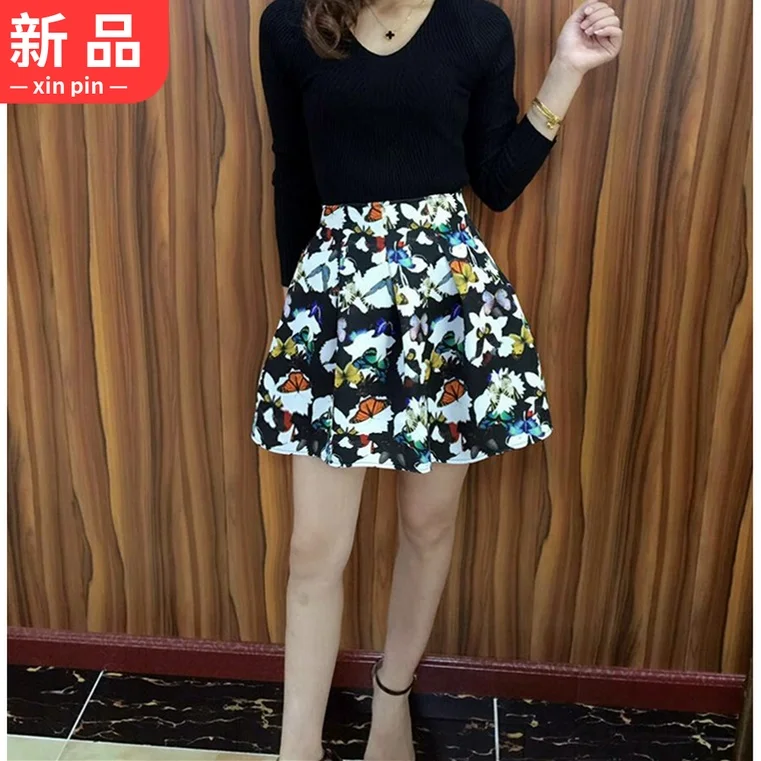 Юбка средней длины с принтом, тонкая юбка с цветочным принтом и высокой талией, новинка 2019
Юбка средней длины с принтом, тонкая юбка с цветочным принтом и высокой талией, новинка 2019