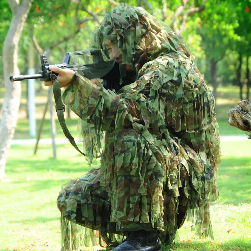 Sniper Ghillie Suit City Urban Stripes Ghillie Voice Silent Lightweight for Wargame CS Paintball Airsoft
Sniper Ghillie Suit City Urban Stripes Ghillie Voice Silent Lightweight for Wargame CS Paintball Airsoft