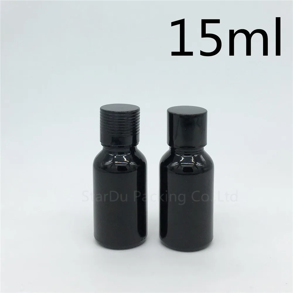 10pcs 15ML Black Glass Bottle Serum container, 15cc Vial Essential Oil Bottle with black screw cap Perfume bottles
10pcs 15ML Black Glass Bottle Serum container, 15cc Vial Essential Oil Bottle with black screw cap Perfume bottles