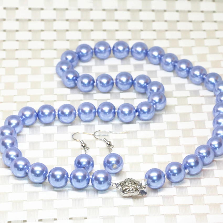 Unique design free shipping 10mm lake blue round beads faux pearl shell women gifts necklace earrings jewelry set 18inch B2353
Unique design free shipping 10mm lake blue round beads faux pearl shell women gifts necklace earrings jewelry set 18inch B2353