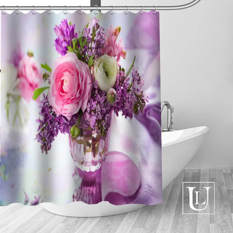 Lilac flowers Shower Curtains Custom Bathroom Curtain Waterproof Bathroom Fabric Polyester Shower Curtain High Quality
Lilac flowers Shower Curtains Custom Bathroom Curtain Waterproof Bathroom Fabric Polyester Shower Curtain High Quality