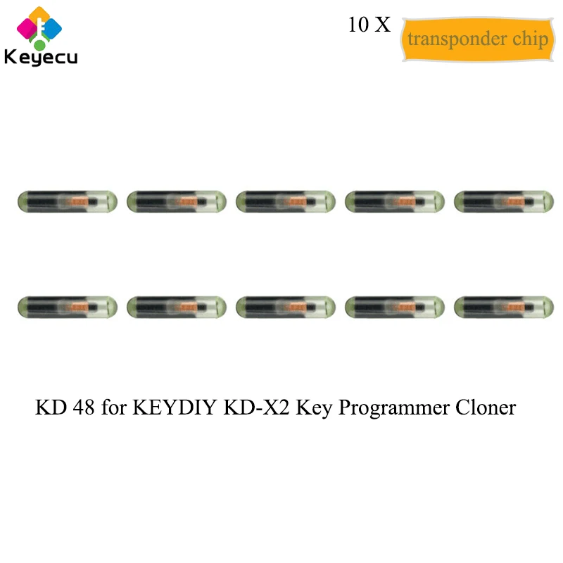KEYECU 10 шт./лот Замена KD 48 копия клон чип транспондера специально для KEYDIY KD-X2 KD X2 ключевой программатор Cloner
KEYECU 10 шт./лот Замена KD 48 копия клон чип транспондера специально для KEYDIY KD-X2 KD X2 ключевой программатор Cloner