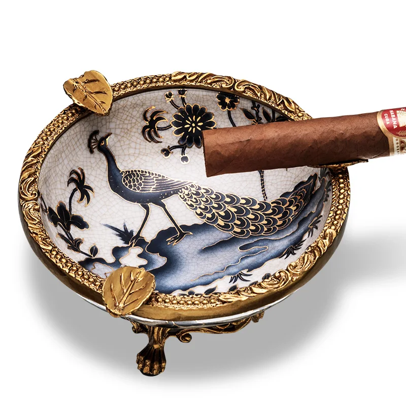 CIGARLOONG cigar ashtray ceramic 45mm smoke tank decoration fashion cigar smoke detector AH-1100
CIGARLOONG cigar ashtray ceramic 45mm smoke tank decoration fashion cigar smoke detector AH-1100