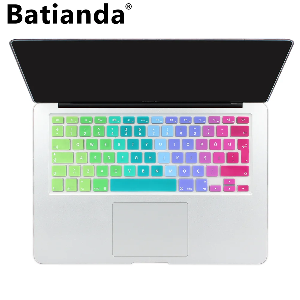 Силиконовая Защитная панель для клавиатуры, для Apple Macbook Pro 13 15 17 Retina Mac Air 13, ЕС, Турецкая версия
Силиконовая Защитная панель для клавиатуры, для Apple Macbook Pro 13 15 17 Retina Mac Air 13, ЕС, Турецкая версия