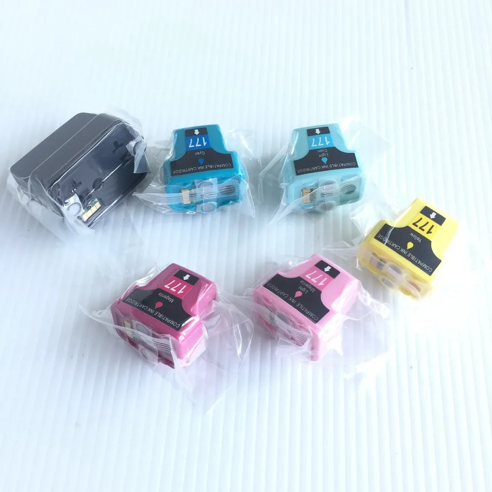 YOTAT Compatible ink cartridge for HP177 HP 177XL for HP Photosmart 3110/3210/3310/8250/C5100/C5140/C5150/C5175/C5180/C5183
YOTAT Compatible ink cartridge for HP177 HP 177XL for HP Photosmart 3110/3210/3310/8250/C5100/C5140/C5150/C5175/C5180/C5183