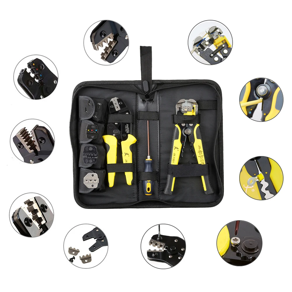 Professional Multitool 4 In 1 Wire Crimpers Engineering Ratcheting Terminal Crimping Pliers Wire Stripper Tools Set
Professional Multitool 4 In 1 Wire Crimpers Engineering Ratcheting Terminal Crimping Pliers Wire Stripper Tools Set