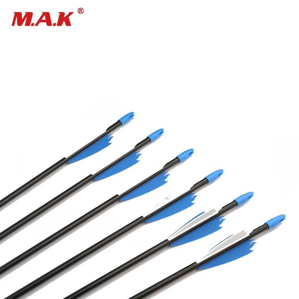 31 Inches Fiberglass Arrow Spine 700 Blue White Feather for Recurve Bow Archery Hunting Shooting
31 Inches Fiberglass Arrow Spine 700 Blue White Feather for Recurve Bow Archery Hunting Shooting