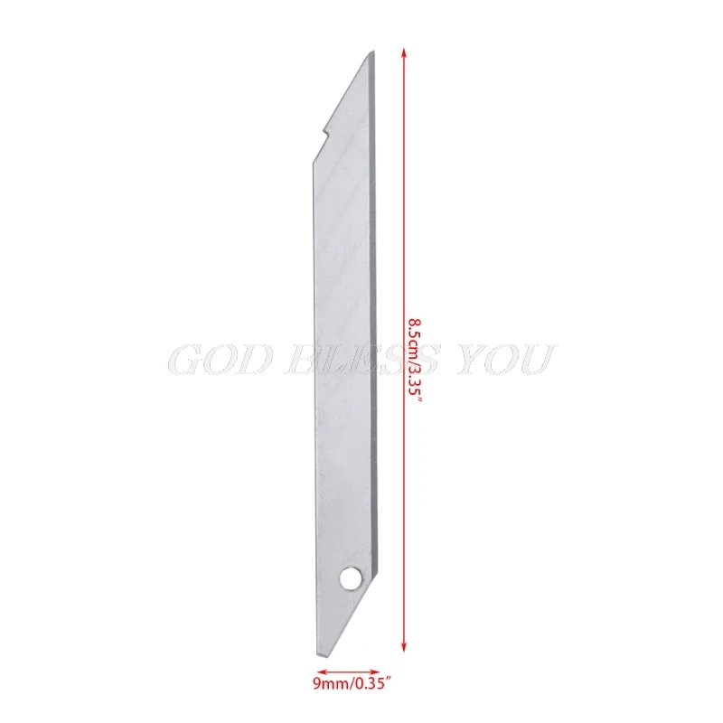 10Pcs/Box 30 Degrees Cutter Blade Trimmer Sculpture Blade Utility Stainless Steel Paper Cutter School Supplies Drop Shipping
10Pcs/Box 30 Degrees Cutter Blade Trimmer Sculpture Blade Utility Stainless Steel Paper Cutter School Supplies Drop Shipping