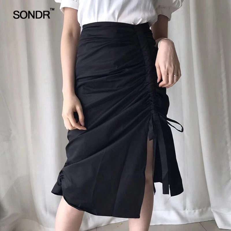 SONDR 2019 summer with smoke knit irregular cutting bust skirt of tall waist sexy split contracted in the fold long skirt
SONDR 2019 summer with smoke knit irregular cutting bust skirt of tall waist sexy split contracted in the fold long skirt