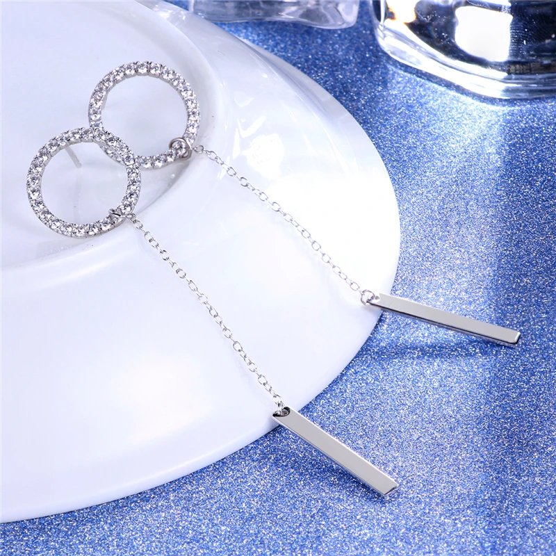 TGNEL 925 Sterling Silver Drop Earrings Fine Jewelry for Women Silver Color Round Chic Long Earring for Party&Engagement
TGNEL 925 Sterling Silver Drop Earrings Fine Jewelry for Women Silver Color Round Chic Long Earring for Party&Engagement