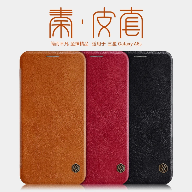 Flip Cover For Samsung Galaxy A6s Case Nillkin QIN Series Flip Leather Case For Samsung Galaxy A6s Luxury Brand Leather Case
Flip Cover For Samsung Galaxy A6s Case Nillkin QIN Series Flip Leather Case For Samsung Galaxy A6s Luxury Brand Leather Case