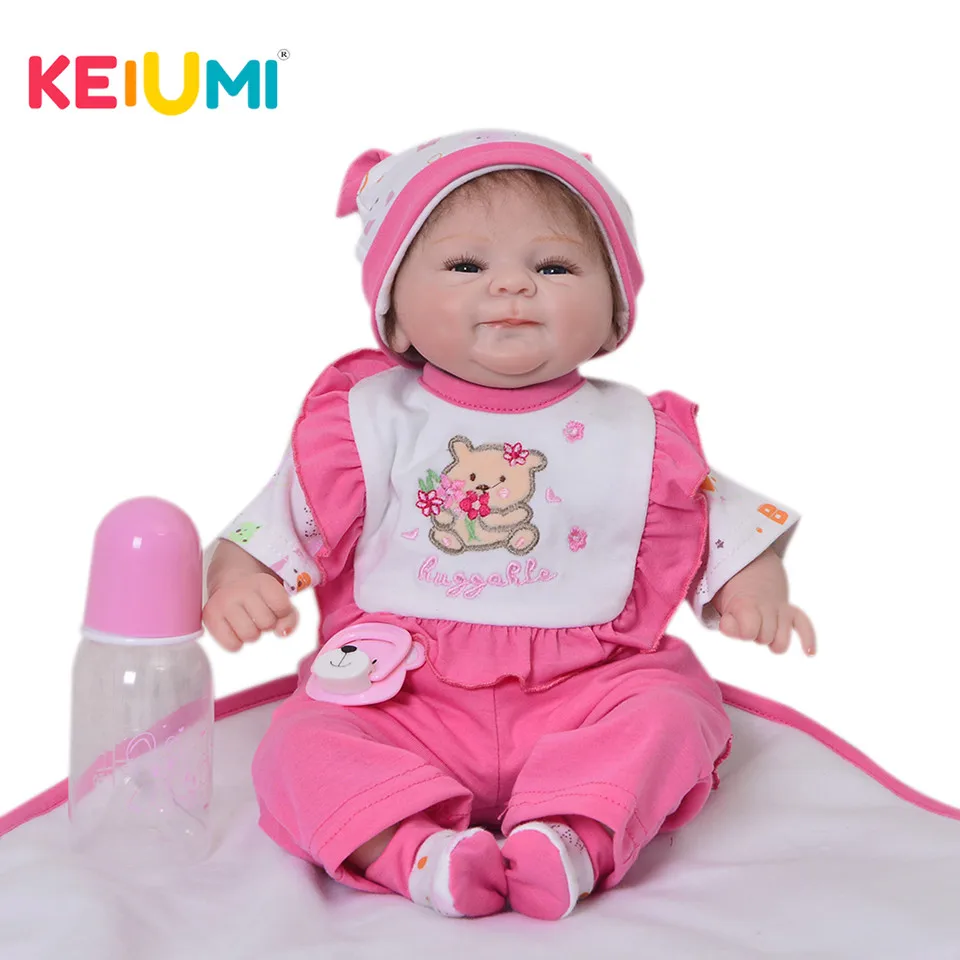 Lifelike 17'' Soft Silicone Reborn Dolls Babies Lifelike 42 cm Baby Toy Touch Real For Girl Lovely Birthday Gifts New Hot Sale
Lifelike 17'' Soft Silicone Reborn Dolls Babies Lifelike 42 cm Baby Toy Touch Real For Girl Lovely Birthday Gifts New Hot Sale