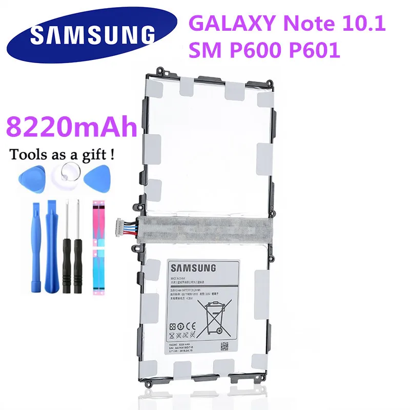 Аккумулятор для планшета Samsung GALAXY Note 10 1 Tab Pro P600 P601 P605 SM P607 T520 T525 8220 мАч|Аккумуляторы
