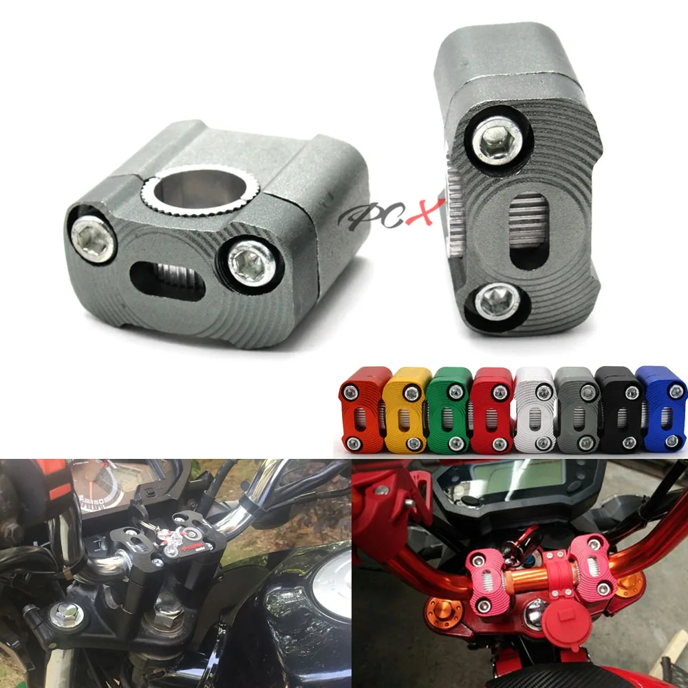 ZORBYZ CNC Pit Dirt Motorcycle 22mm 28mm Handlebar Fat Bar Riser Mount Clamp Adaptor ATV
ZORBYZ CNC Pit Dirt Motorcycle 22mm 28mm Handlebar Fat Bar Riser Mount Clamp Adaptor ATV