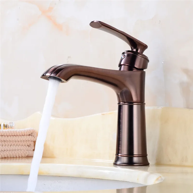 Bathroom Basin Faucet Brown Bronze ORB Basin Faucet Unique Design Solid Brass Basin Water Tap Hot Cold black mixer tap Torneira
Bathroom Basin Faucet Brown Bronze ORB Basin Faucet Unique Design Solid Brass Basin Water Tap Hot Cold black mixer tap Torneira