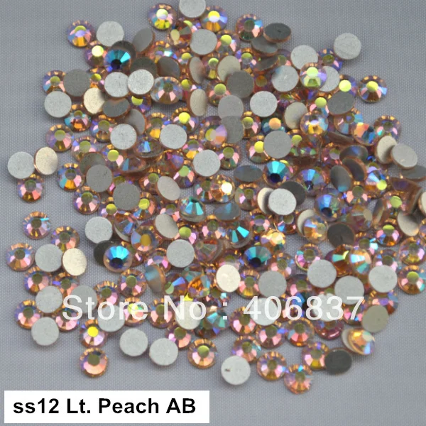 Free Shipping! 1440pcs/Lot, ss12 (3.0-3.2mm) Light Peach AB Flat Back Nail Art Glue On Non Hotfix Rhinestones
Free Shipping! 1440pcs/Lot, ss12 (3.0-3.2mm) Light Peach AB Flat Back Nail Art Glue On Non Hotfix Rhinestones
