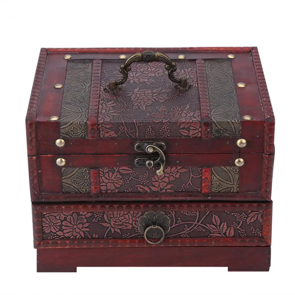 1 шт. классические деревянные украшения Подарочная коробка для хранения Коробка
