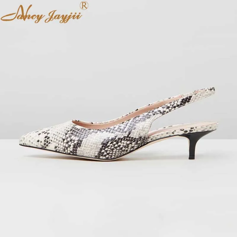 Nancyjayjii Snakeskin Sexy Women’S Slingbacks Pumps Pointed Toe Kitten Heels Ladies Office Party 2021 Autumn Elastic Band Shoes
Nancyjayjii Snakeskin Sexy Women’S Slingbacks Pumps Pointed Toe Kitten Heels Ladies Office Party 2021 Autumn Elastic Band Shoes