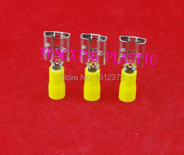 100 piece/lot double crimp male insulating terminal connector FDD5-250 12-10AWG 4.0-6.0mm square
100 piece/lot double crimp male insulating terminal connector FDD5-250 12-10AWG 4.0-6.0mm square