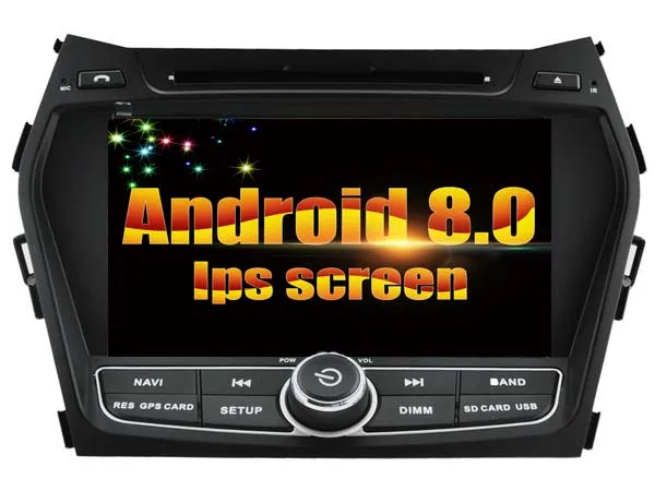 Android 8 0 ips Экран авто стерео Мультимедиа для HYUNDAI SANTA FE 2013/IX45 2013 dvd плеер автомобиля