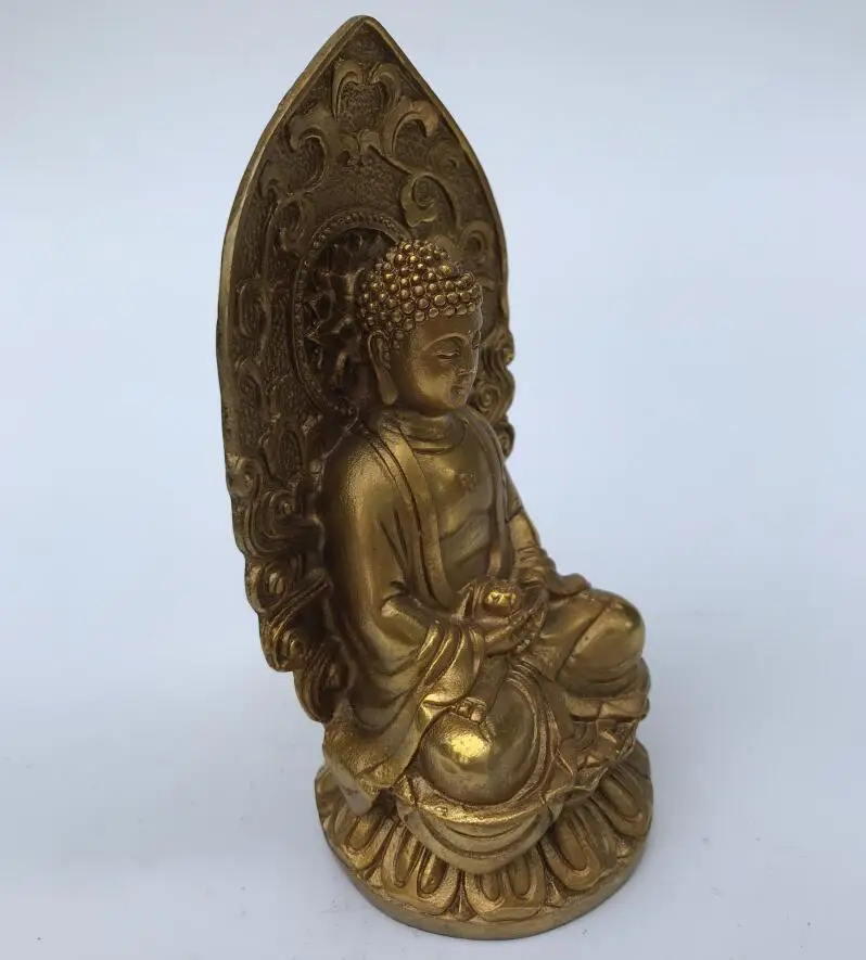Collection of pure copper Buddha statues reflowing opening Sakyamuni Maitreya home decoration.
Collection of pure copper Buddha statues reflowing opening Sakyamuni Maitreya home decoration.