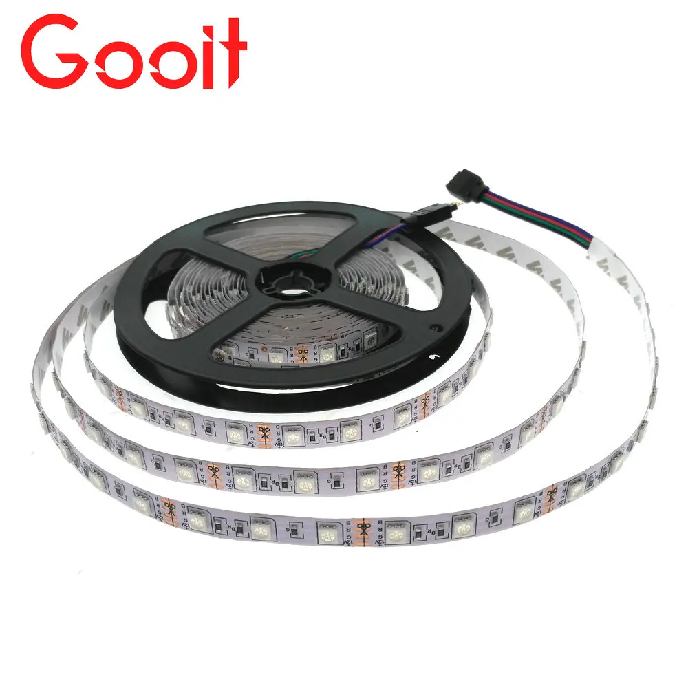 5050 Светодиодная лента RGB 300 светодиодный 12V гибсветильник неводонепроницаемая ip20