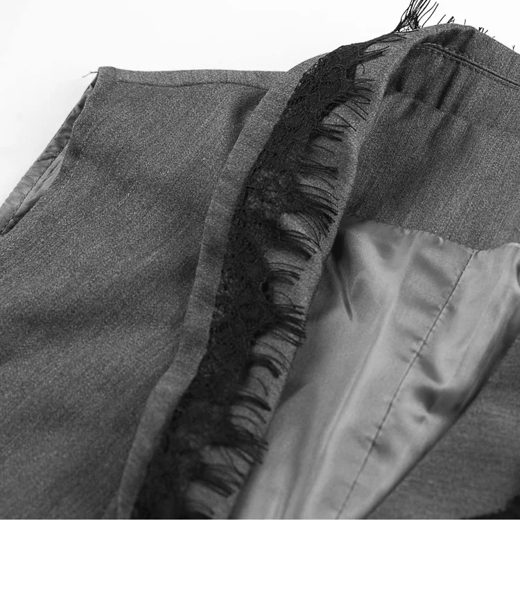 2019 fashion brand gray color lace stitching small vest + hot shorts women's suit wide leg shorts two pieces sets wq149 dropship
2019 fashion brand gray color lace stitching small vest + hot shorts women's suit wide leg shorts two pieces sets wq149 dropship